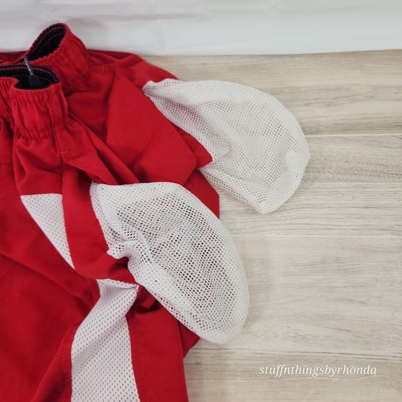 Vintage HAWAIIAN AUTHENTICS LINED Red Swim Board Shorts / Youth Size XL‎  34/36 - Picture 10 of 10